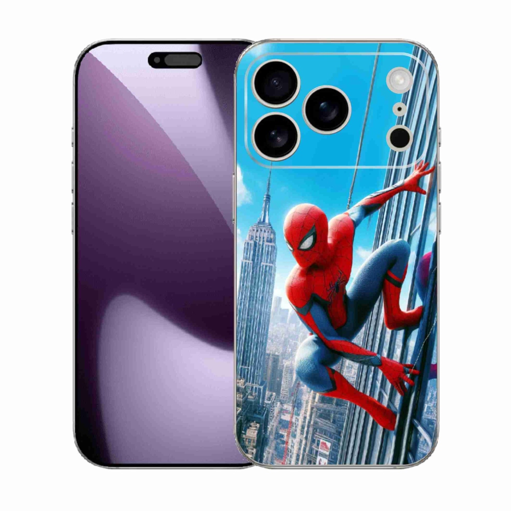 Gelový kryt mmCase na iPhone 17 Pro - spiderman