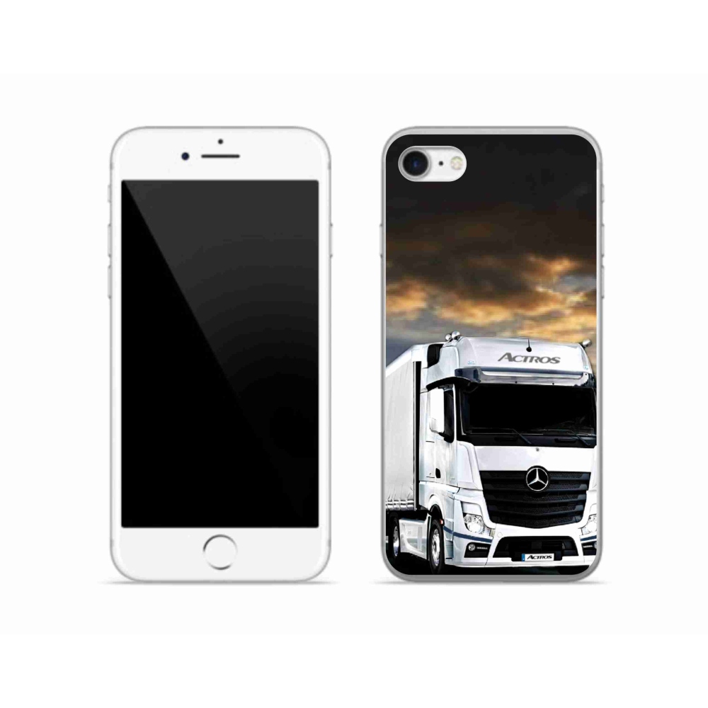 Gelový kryt mmCase na iPhone SE (2020) - kamion