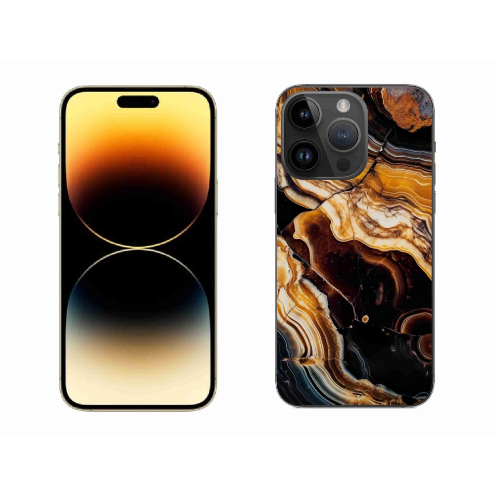 Gelový kryt mmCase na iPhone 14 Pro Max - abstraktní motiv 26