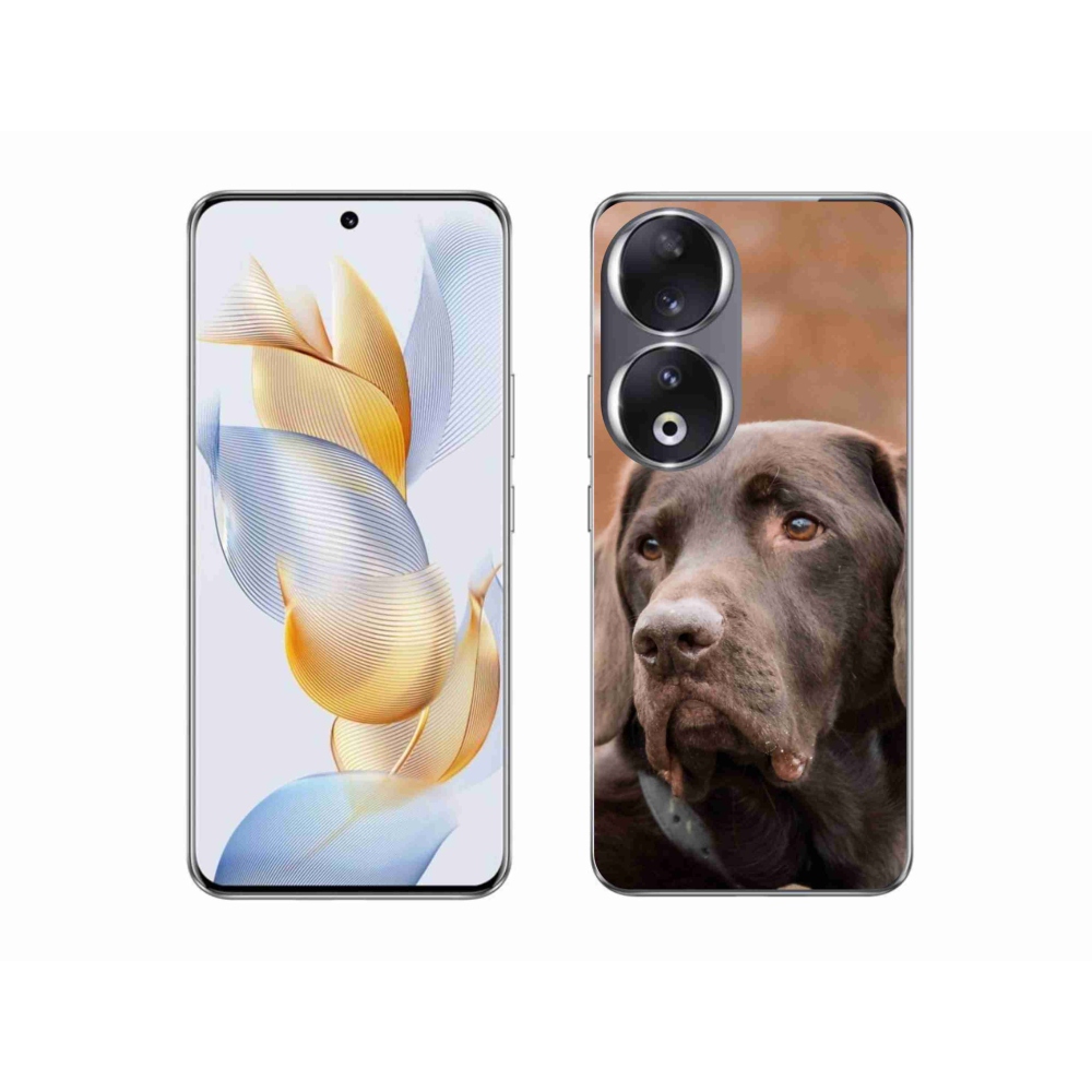 Gelový obal mmCase na Honor 90 - hnědý labrador