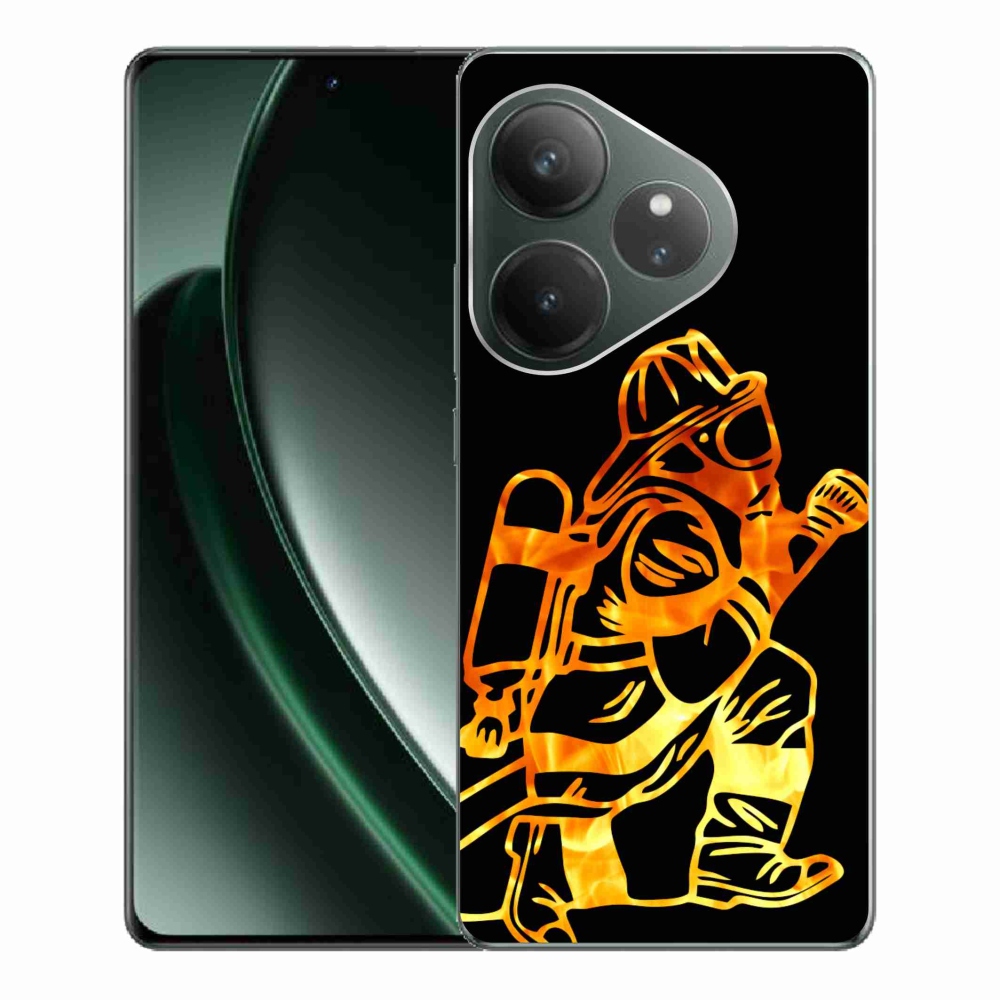 Gelový kryt mmCase na Realme GT 6 5G/GT 6T 5G - hasič 1