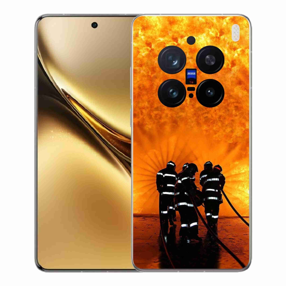 Gelový kryt mmCase na Vivo X200 Pro 5G - požár