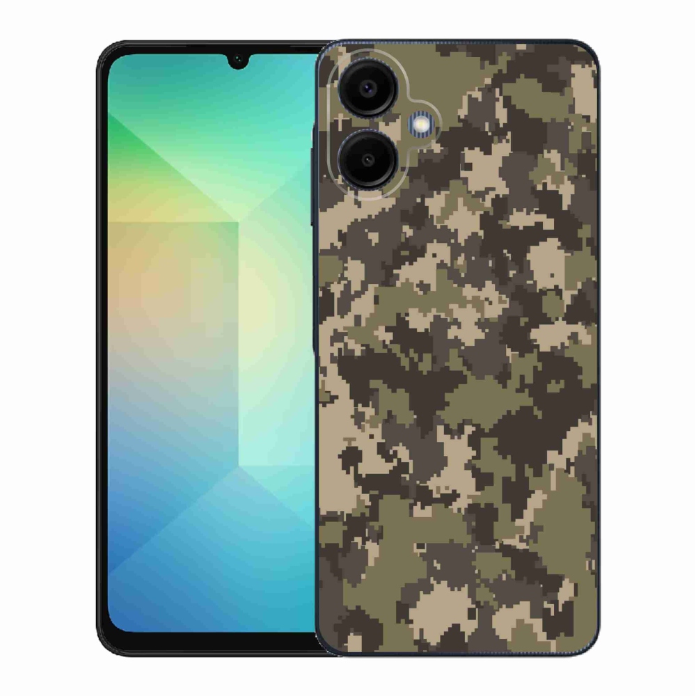 Gelový kryt mmCase na Samsung Galaxy A06 4G - maskáčový vzor 12
