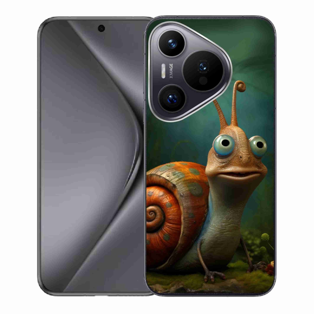Gelový kryt mmCase na Huawei Pura 70 - šnek