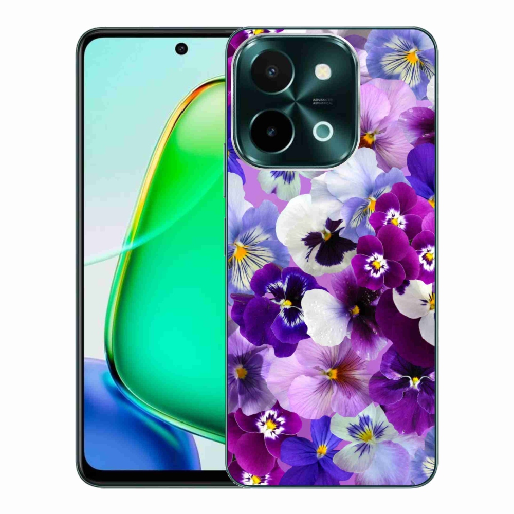 Gelový kryt mmCase na Vivo Y28 - květiny 9
