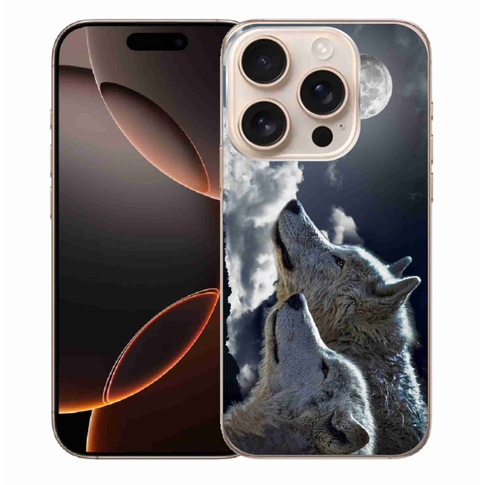 Gelový kryt mmCase na iPhone 16 Pro Max - vlci