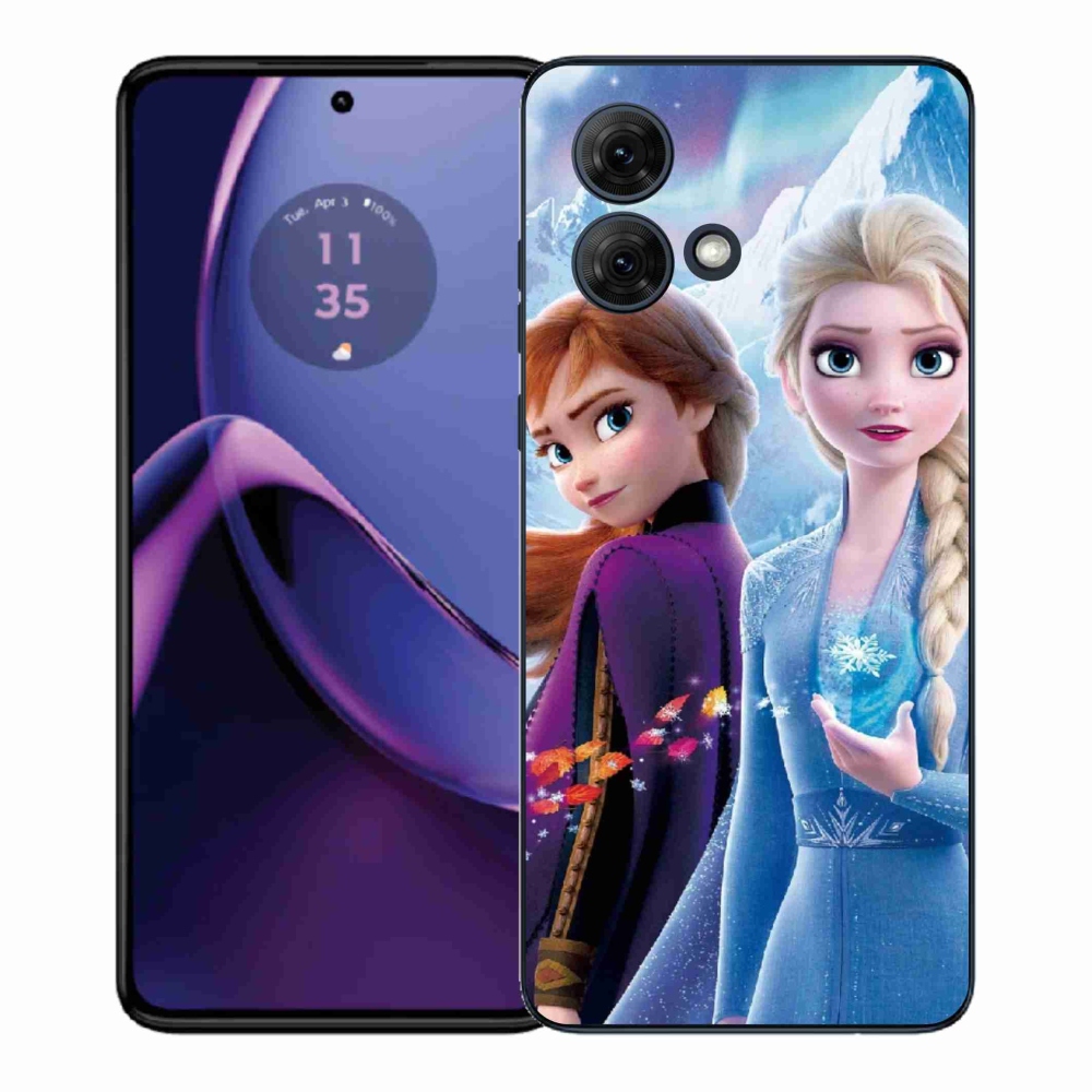 Gelový kryt mmCase na Motorola Moto G84 5G - ledové království 3