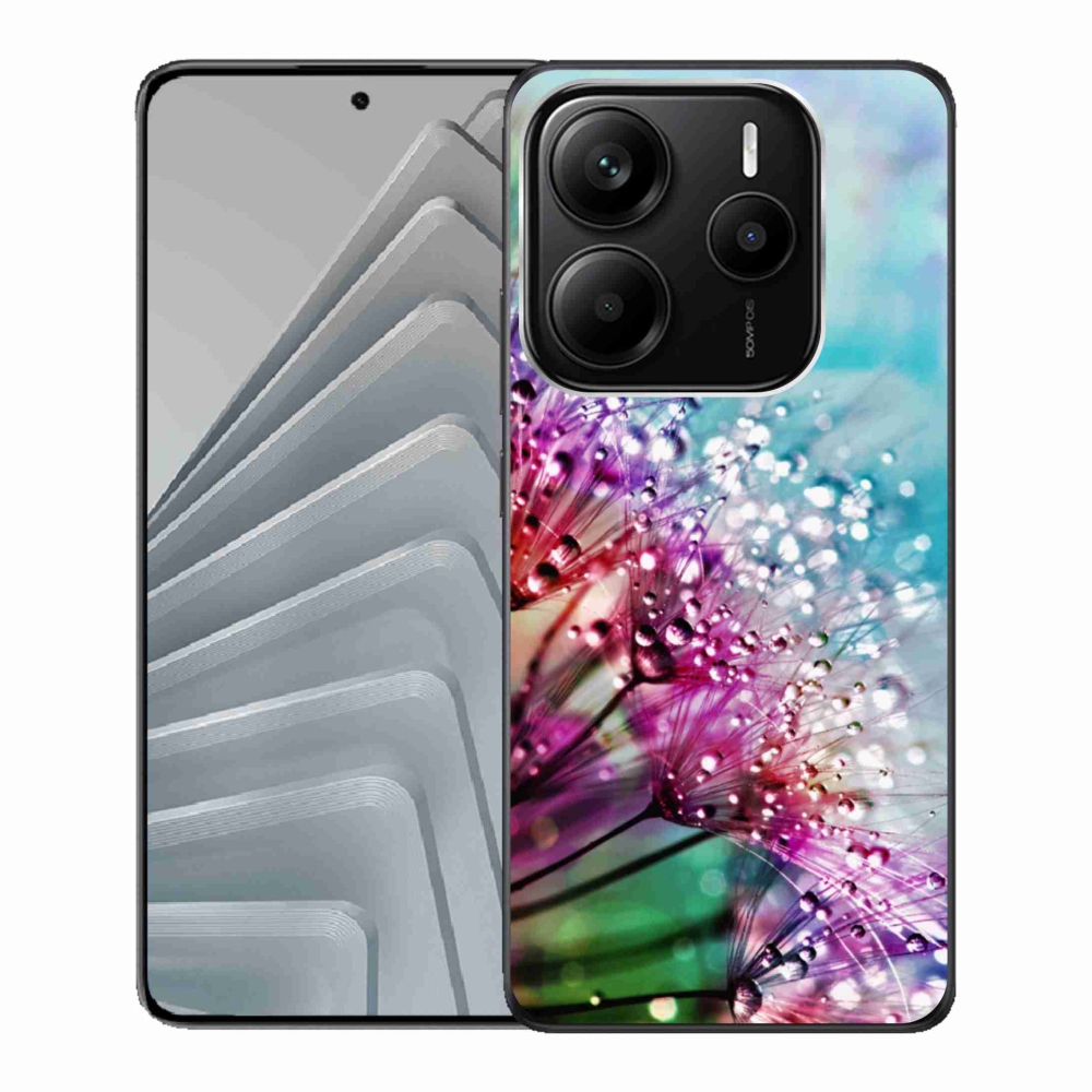 Gelový kryt mmCase na Xiaomi Redmi Note 14 5G - barevné květy