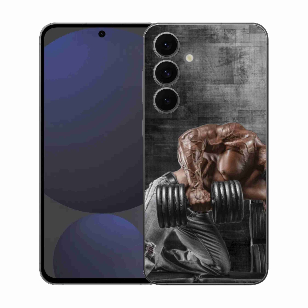Gelový kryt mmCase na Samsung Galaxy S25 FE - posilování 1