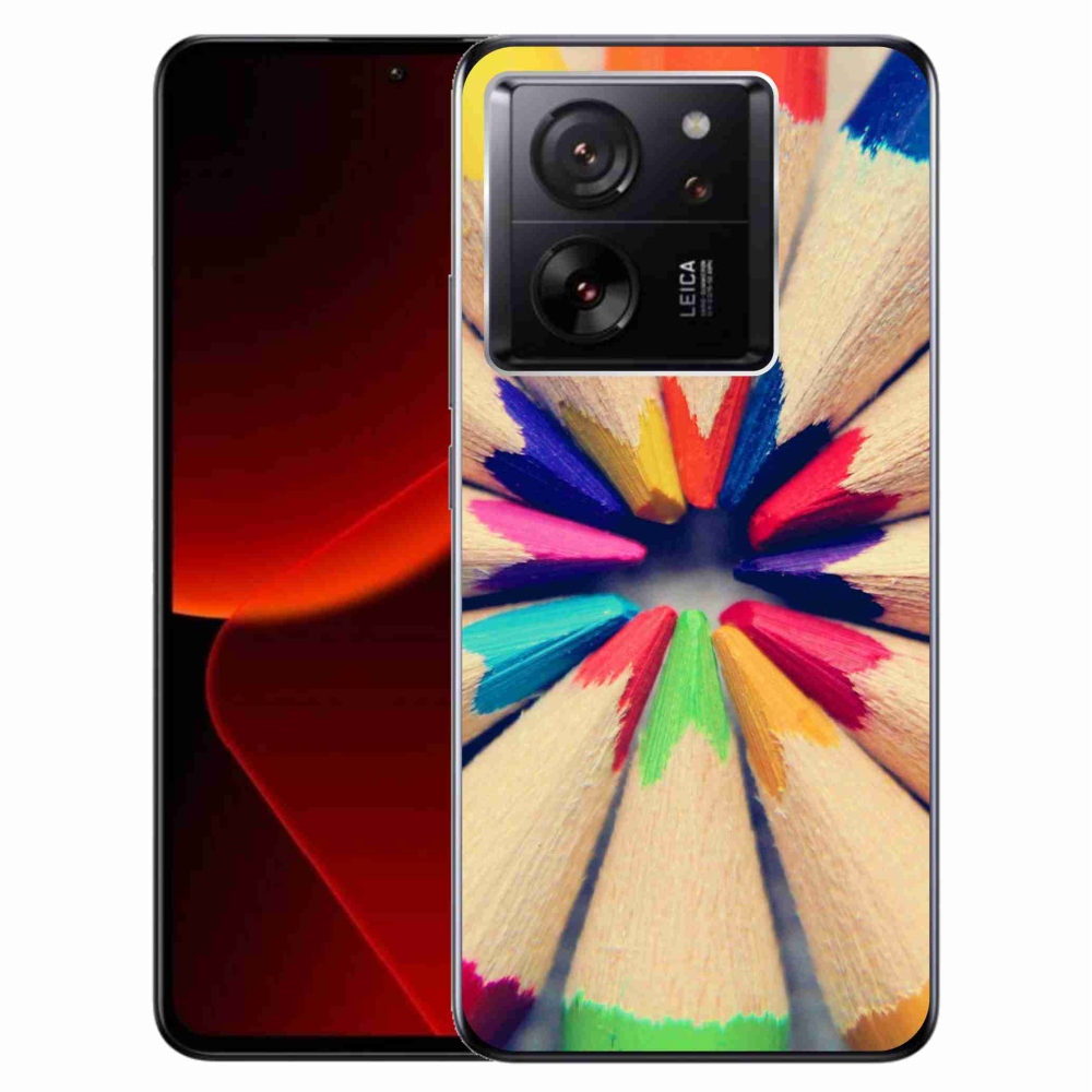 Gelový kryt mmCase na Xiaomi 13T/13T Pro - pastelky 