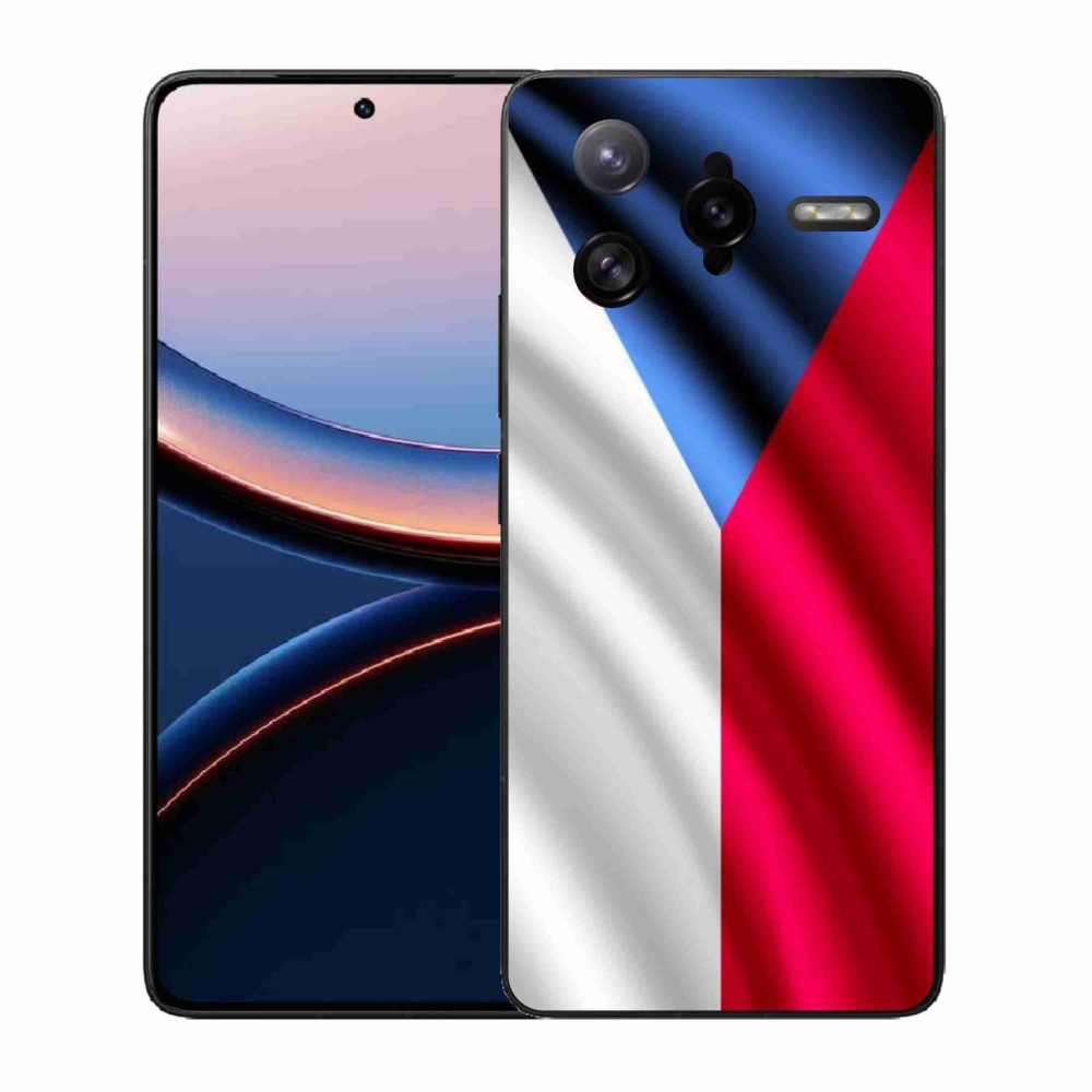 Gelový kryt mmCase na Xiaomi Poco F7 Ultra - česká vlajka