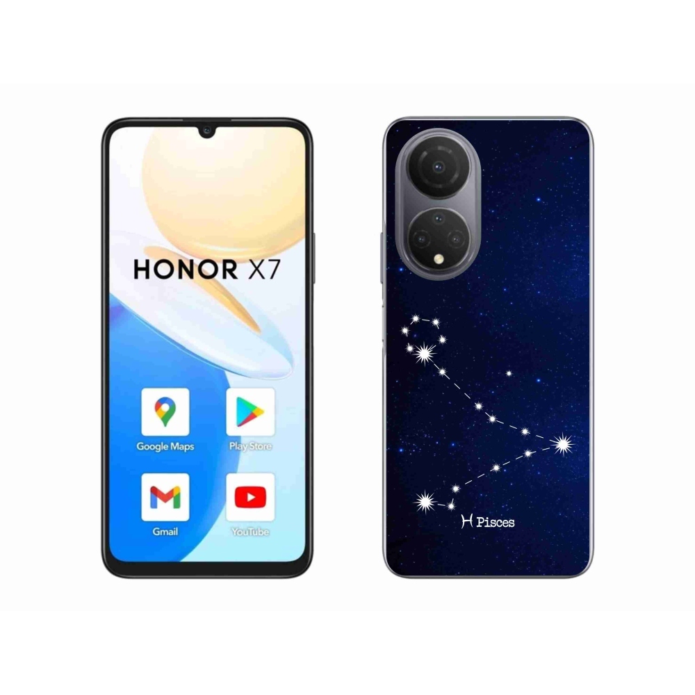 Gelový kryt mmCase na Honor X7 - souhvězdí Ryby