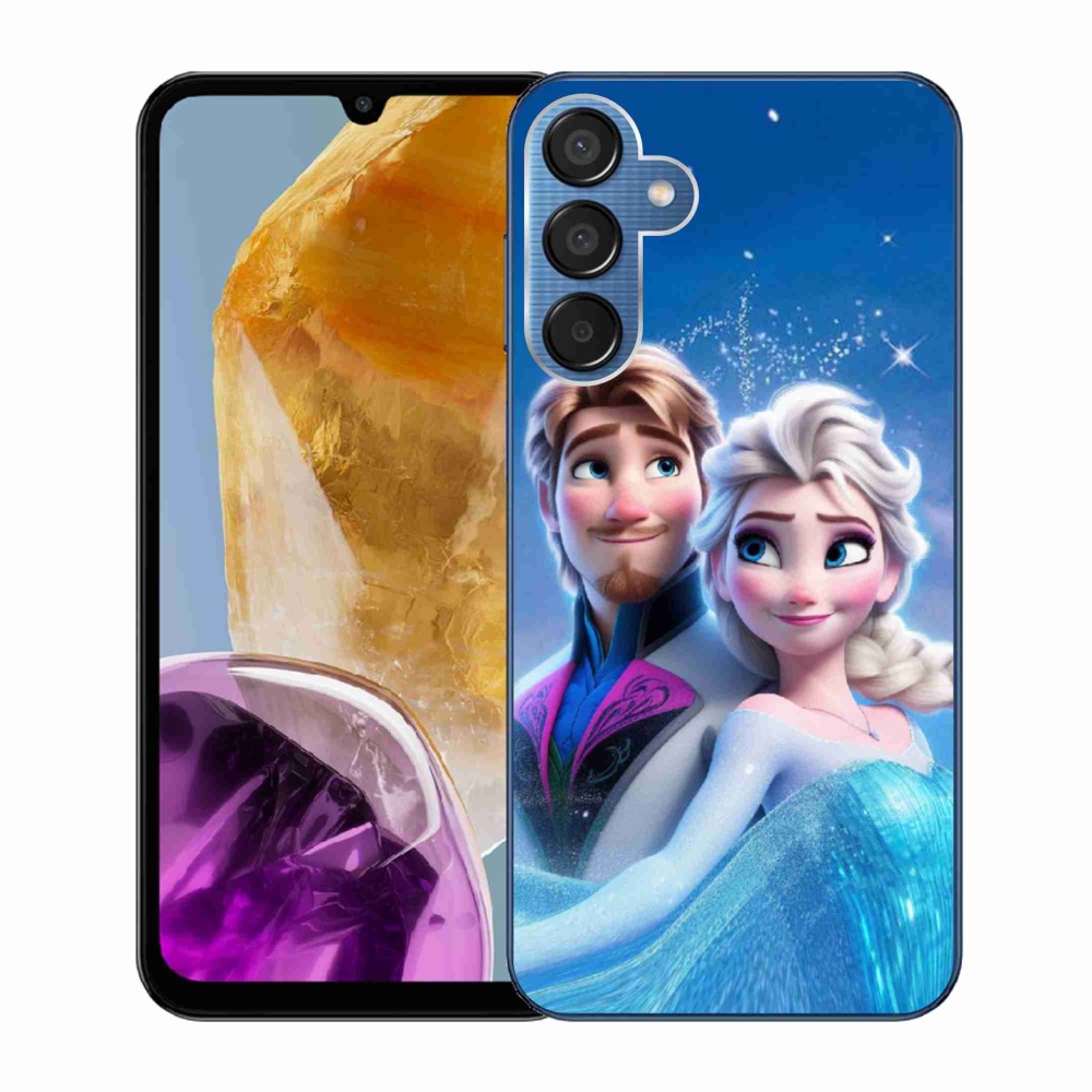 Gelový kryt mmCase na Samsung Galaxy M15 5G - ledové království 1