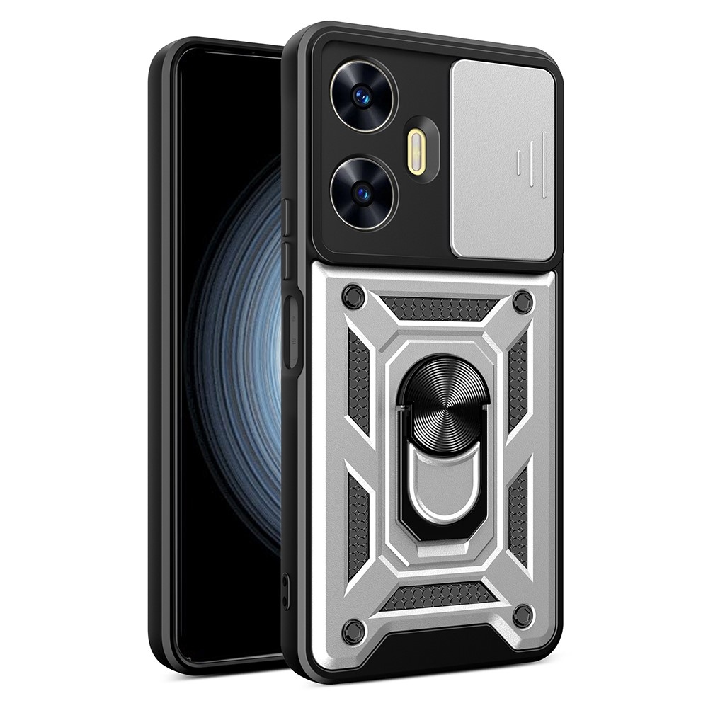 Slide odolný kryt na Realme C55 - stříbrný