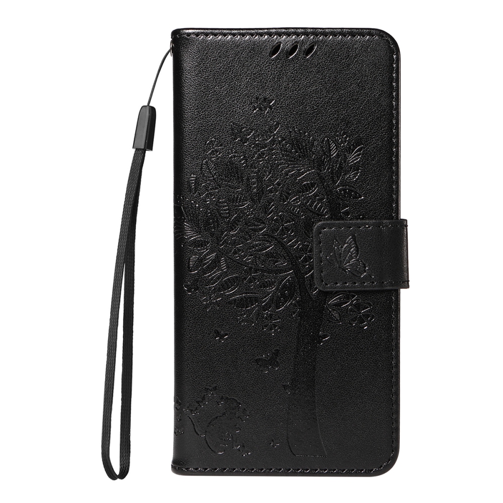 Trees knížkové pouzdro na Xiaomi Redmi 15 4G (171mm) - černé