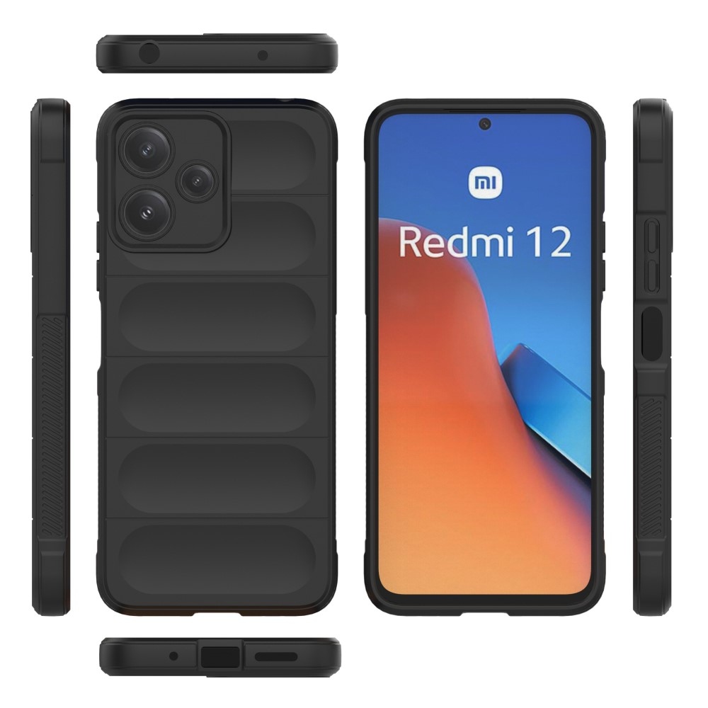 Rugg odolný gelový obal na Xiaomi Redmi 12 5G - černý