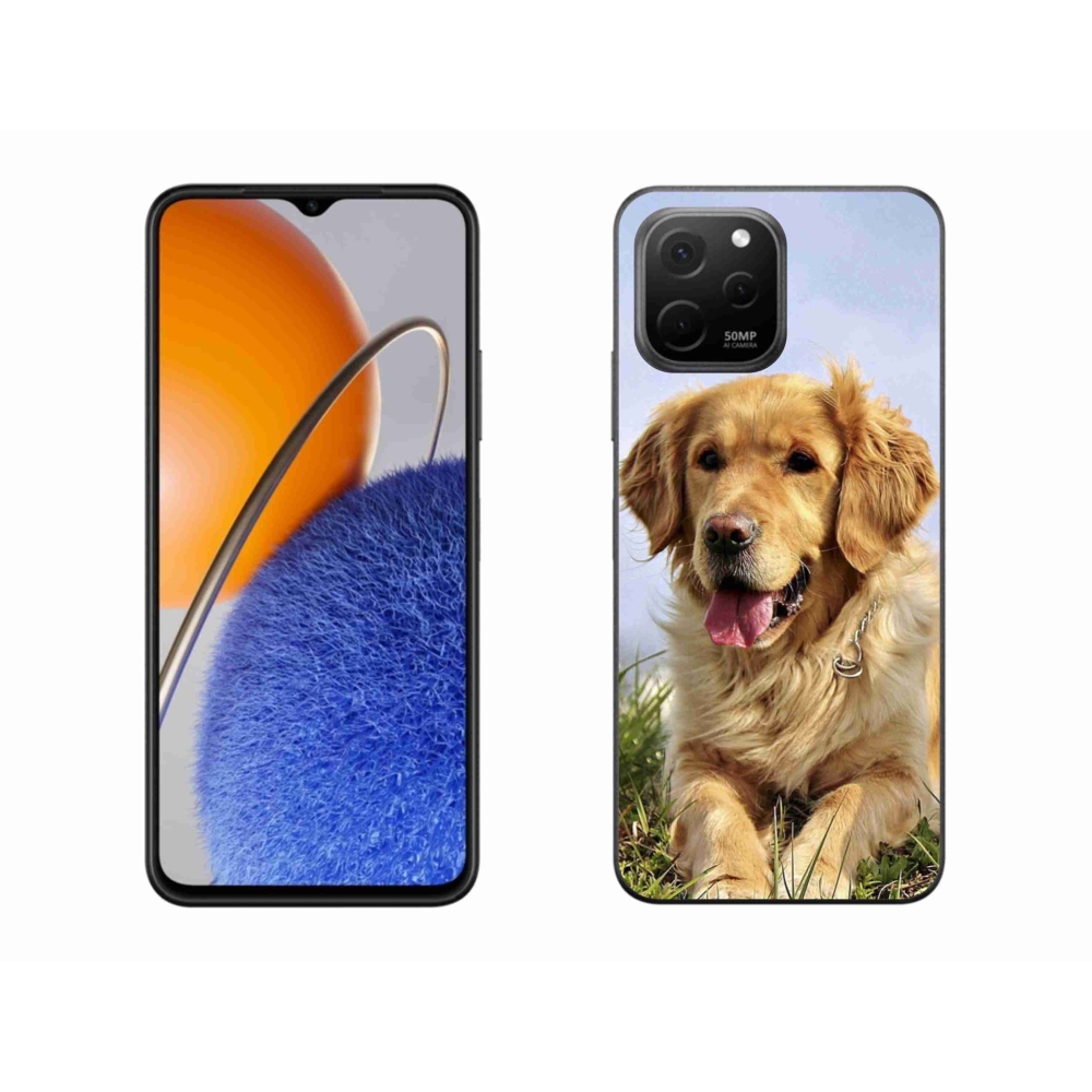 Gelový obal mmCase na Huawei Nova Y61 - zlatý retrívr