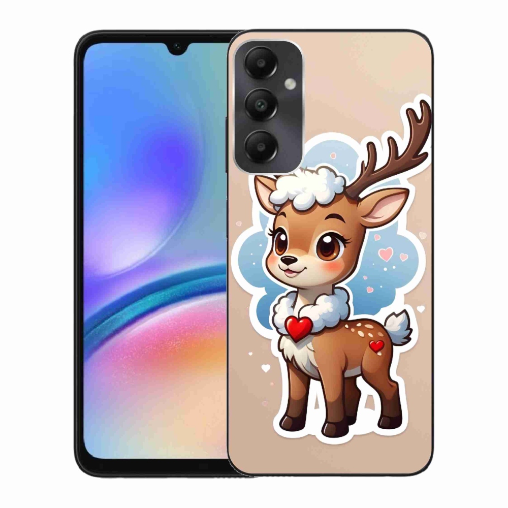 Gelový kryt mmCase na Samsung Galaxy A05s - kreslený sob