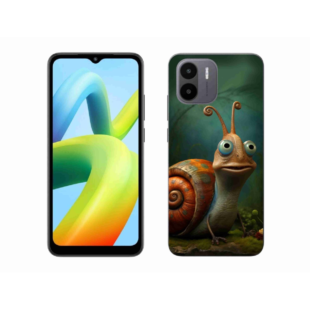 Gelový kryt mmCase na Xiaomi Redmi A1/Redmi A2 - šnek