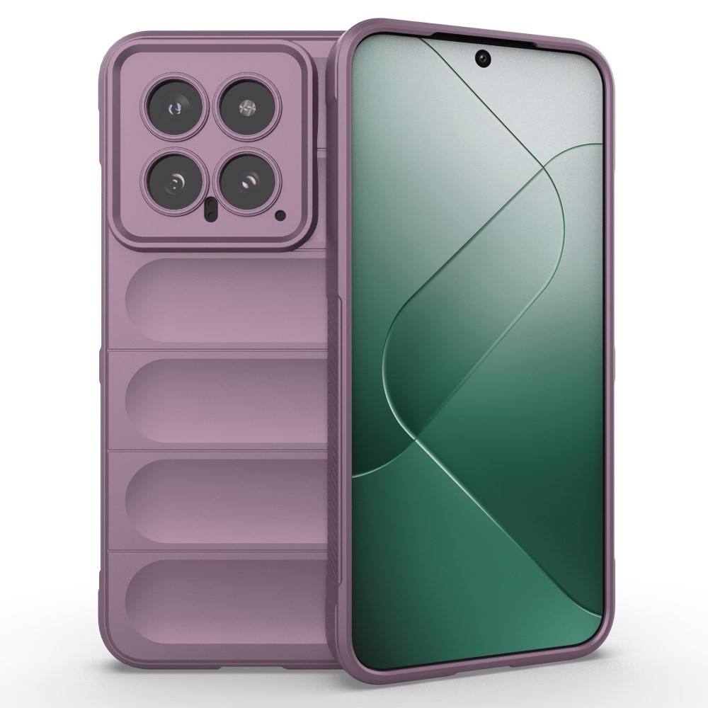 Rugg odolný gelový obal na Xiaomi 14 - světlefialový