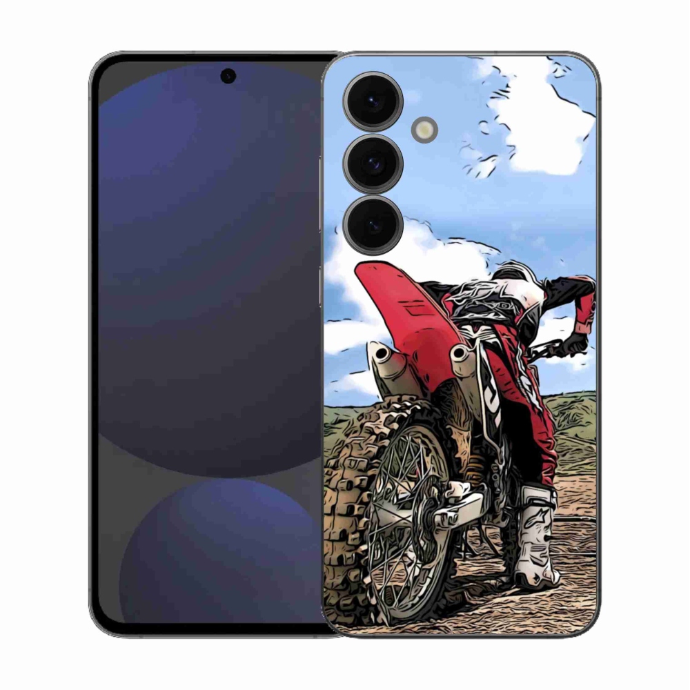 Gelový kryt mmCase na Samsung Galaxy S25 FE - moto