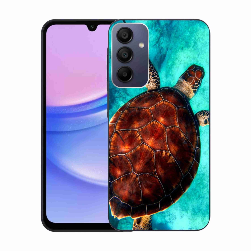 Gelový kryt mmCase na Samsung Galaxy A15 4G/5G - želva