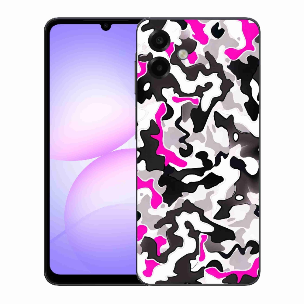 Gelový kryt mmCase na Samsung Galaxy A07 4G - maskáčový vzor 5