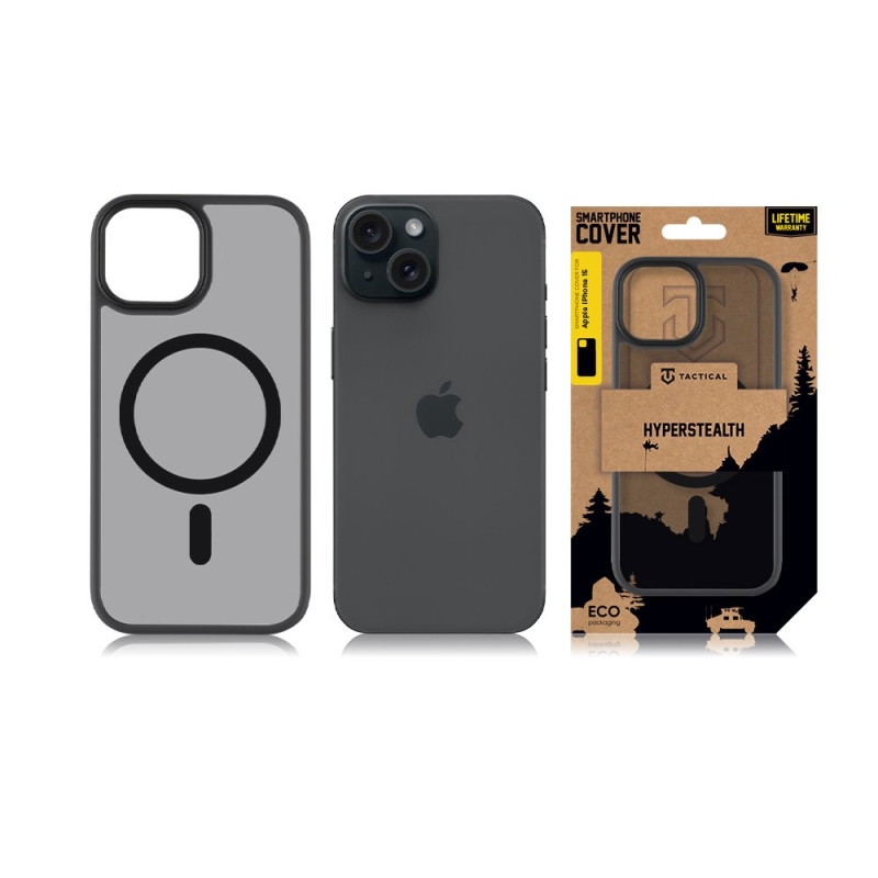 Tactical MagForce Hyperstealth Kryt pro iPhone 15 Asphalt