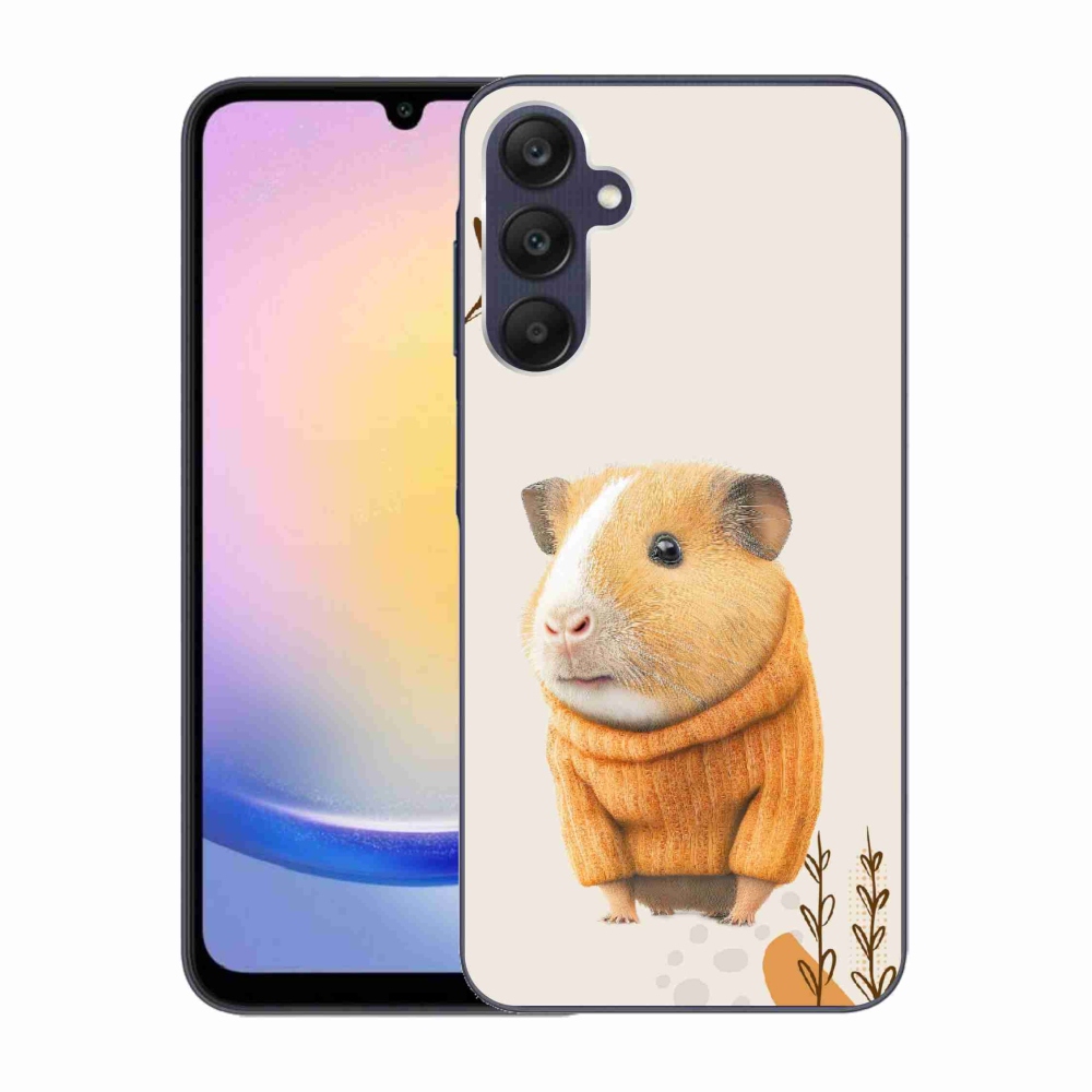 Gelový kryt mmCase na Samsung Galaxy A25 5G - morče ve svetru