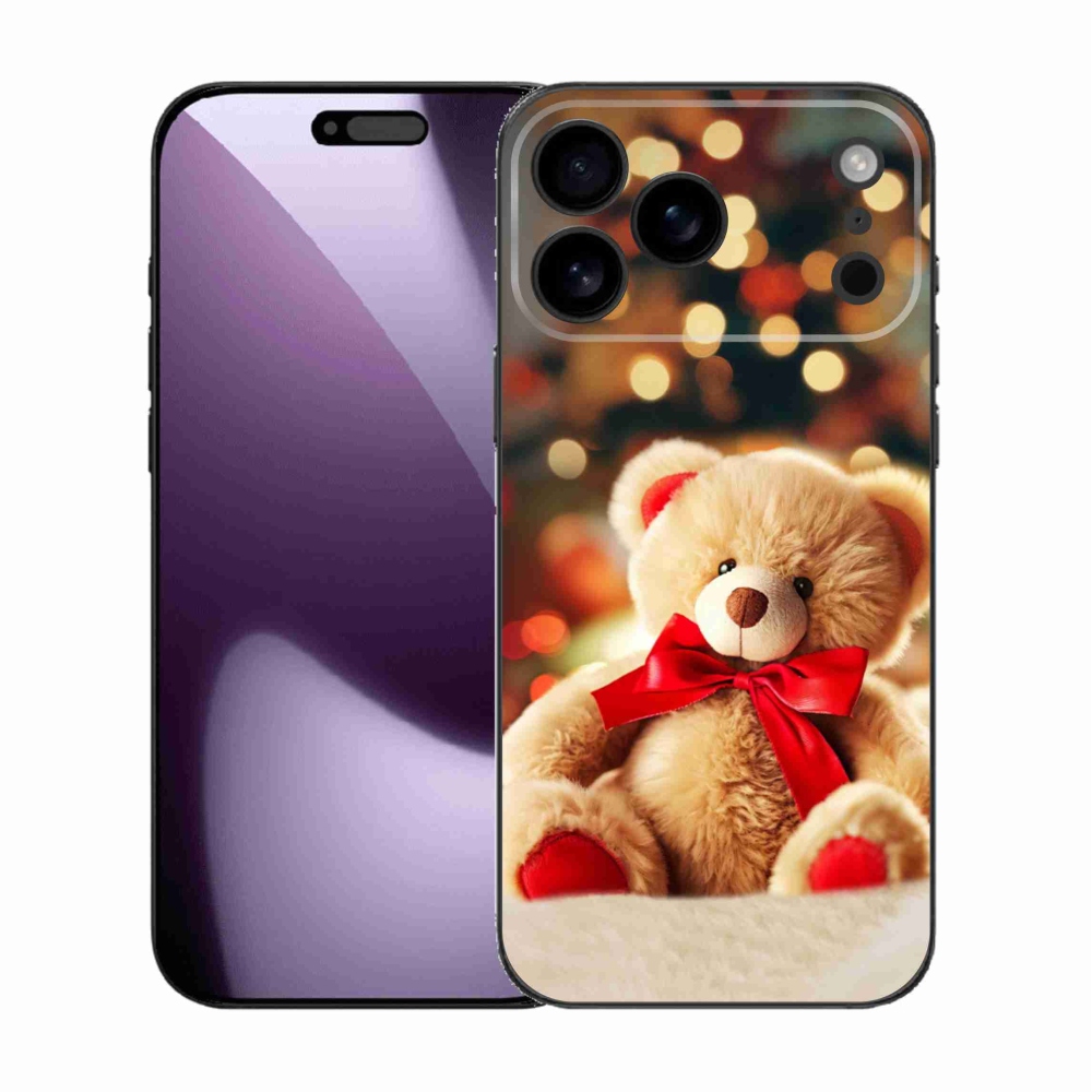 Gelový kryt mmCase na iPhone 17 Pro Max - plyšový medvídek
