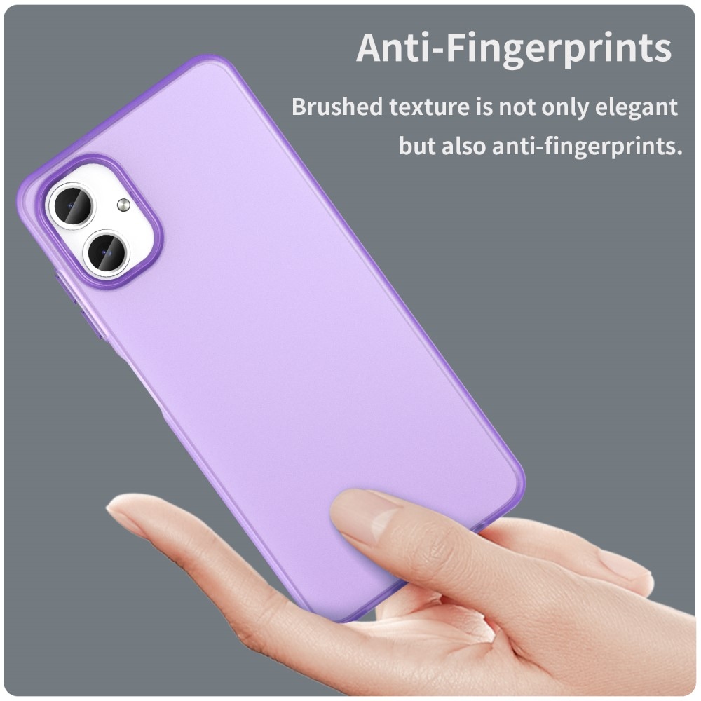 Candys matný gelový obal na Samsung Galaxy A06 4G - fialový