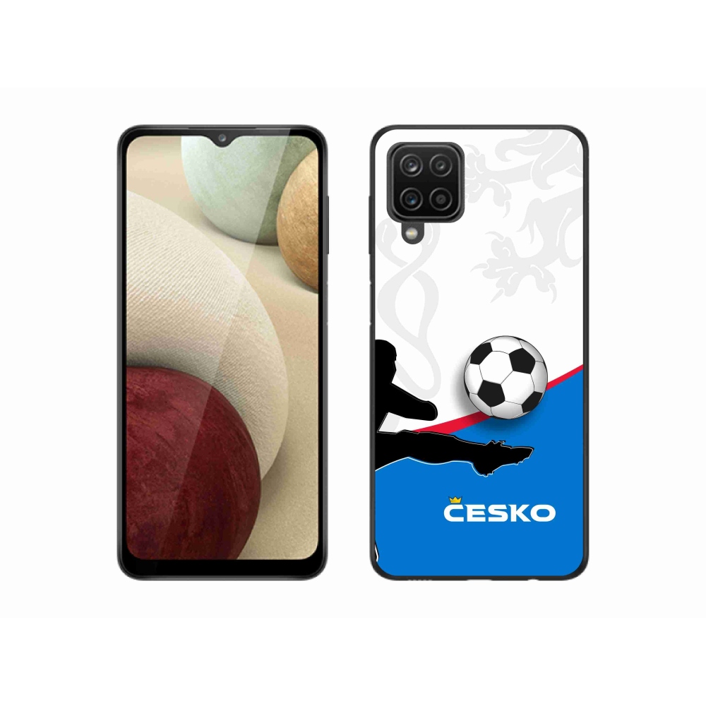 Gelový kryt mmCase na Samsung Galaxy A12 - fotbal Česko 3