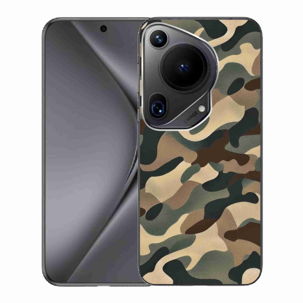 Gelový kryt mmCase na Huawei Pura 70 Ultra - maskáčový vzor 11