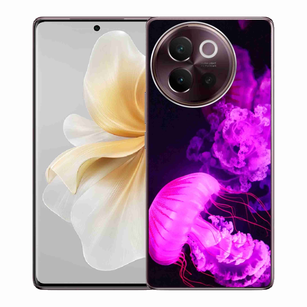 Gelový kryt mmCase na Vivo V40 Lite 5G - medúza 1