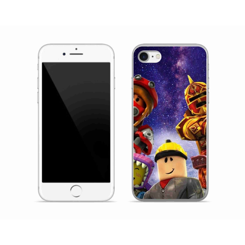 Gelový kryt mmCase na iPhone SE (2022) - roblox 3