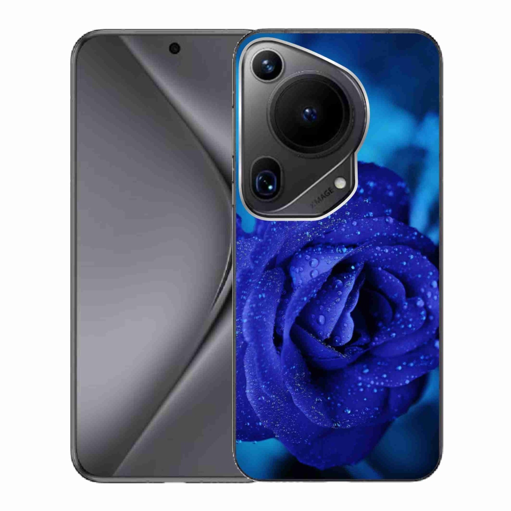 Gelový obal mmCase na Huawei Pura 70 Ultra - modrá růže