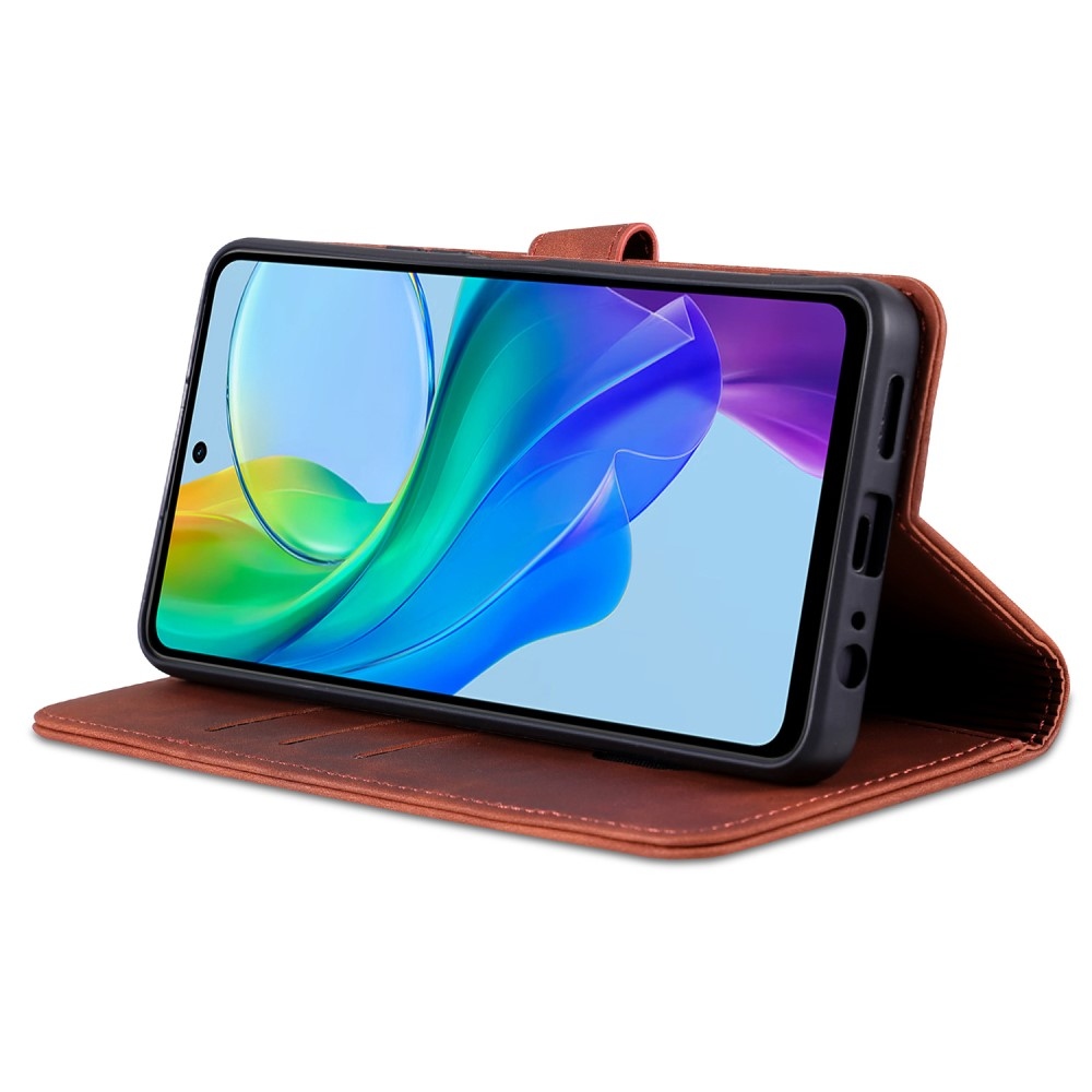 AZNS knížkové pouzdro na Vivo V29 Lite 5G - hnědé