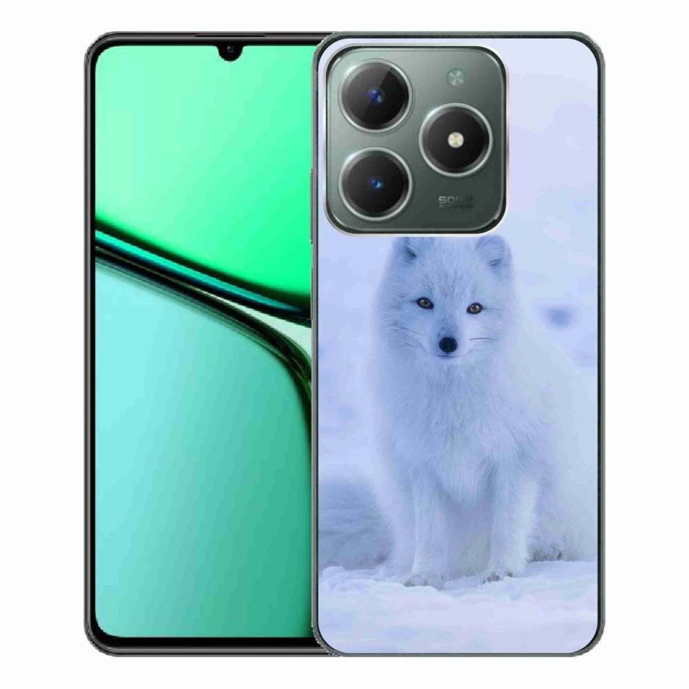 Gelový kryt mmCase na Realme C61 - polární liška