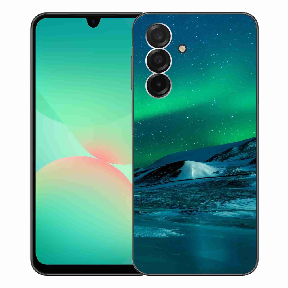 Gelový kryt mmCase na Samsung Galaxy A26 5G - polární záře