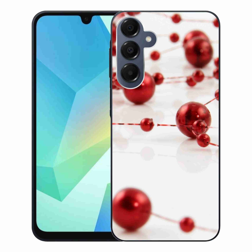 Gelový kryt mmCase na Samsung Galaxy A16 4G/5G - vánoční řetěz