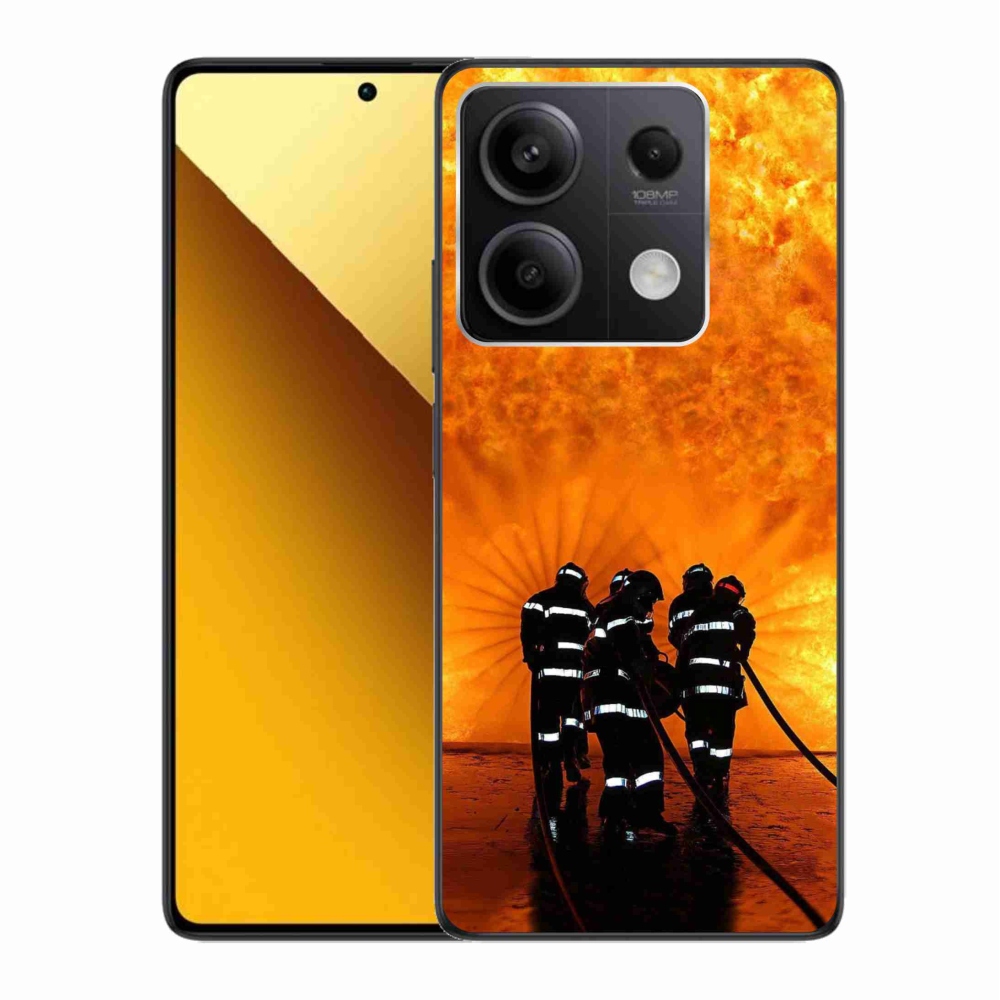 Gelový kryt mmCase na Xiaomi Redmi Note 13 5G - požár