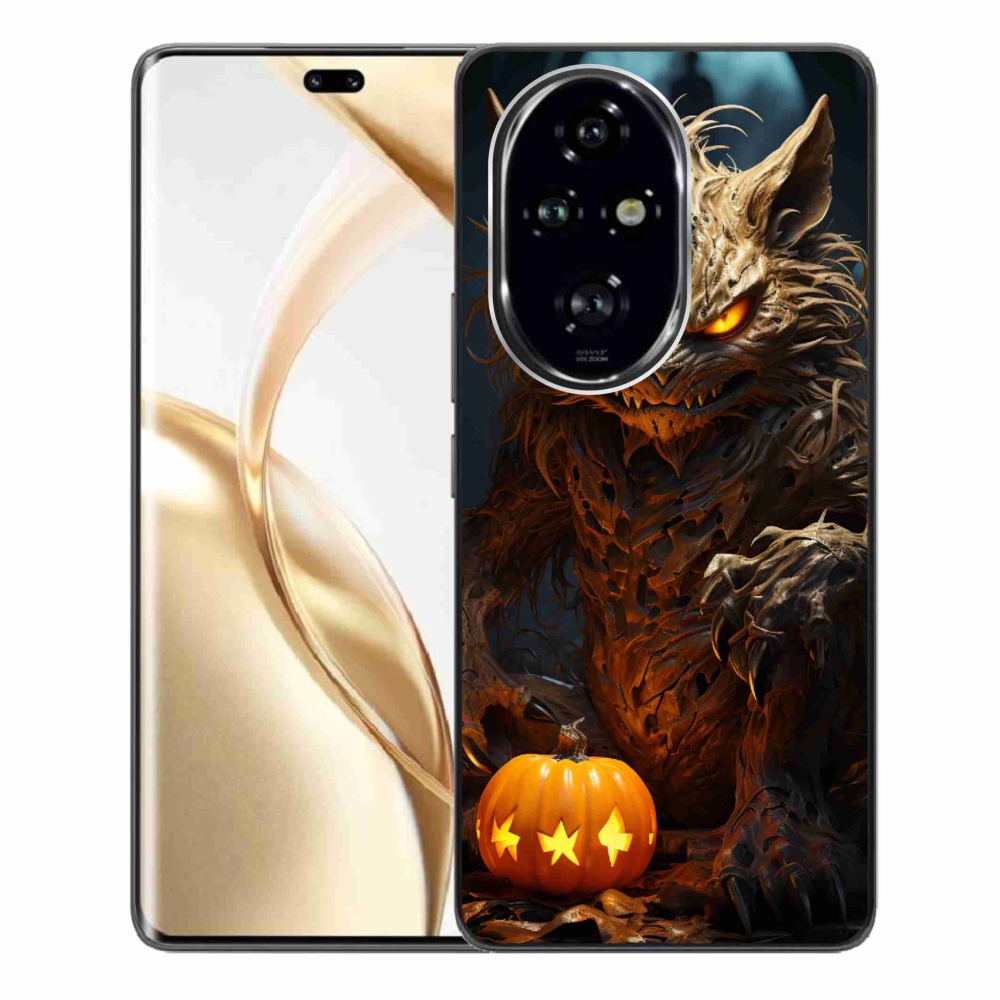 Gelový kryt mmCase na Honor 200 Pro 5G - halloweenská příšera