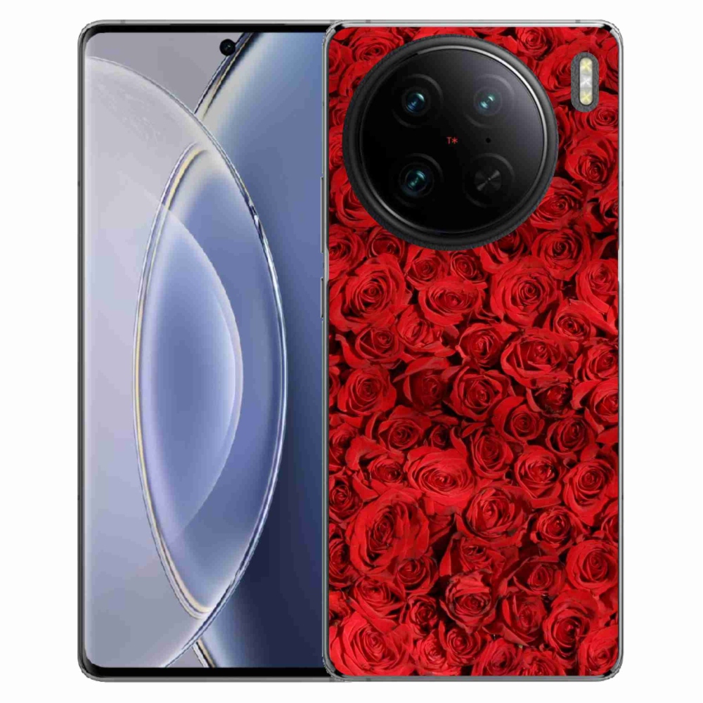 Gelový kryt mmCase na Vivo X90 Pro - růže
