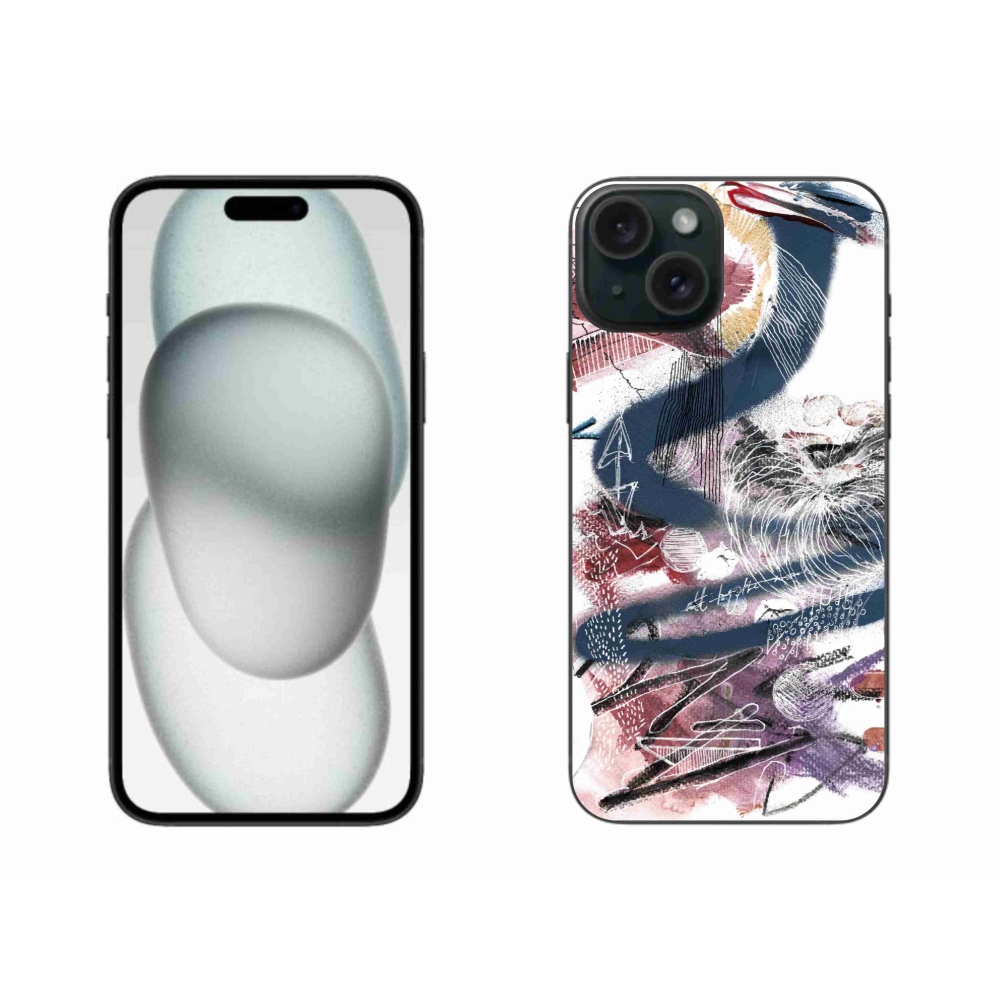 Gelový kryt mmCase na iPhone 15 Plus - abstraktní motiv 28