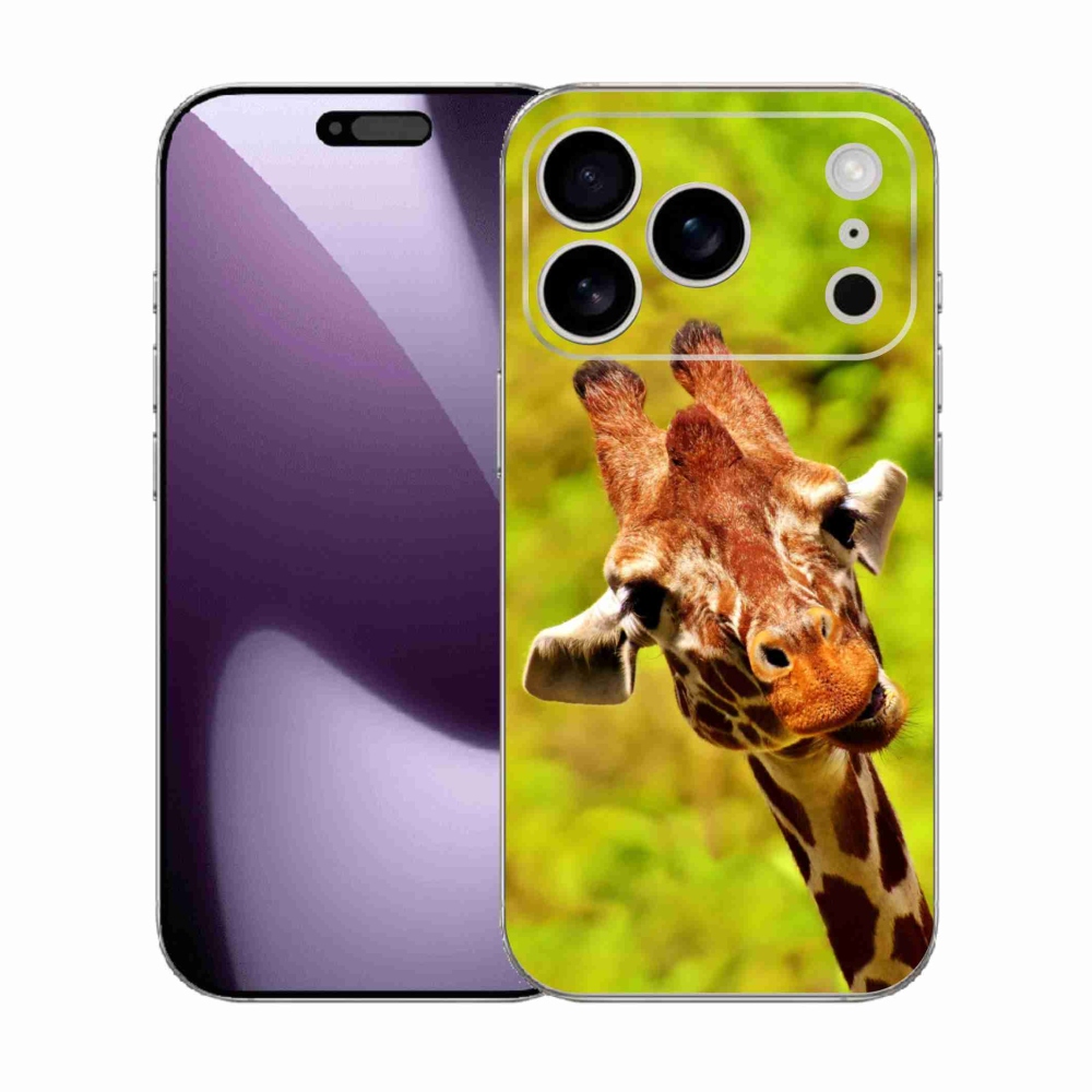 Gelový kryt mmCase na iPhone 17 Pro - žirafa