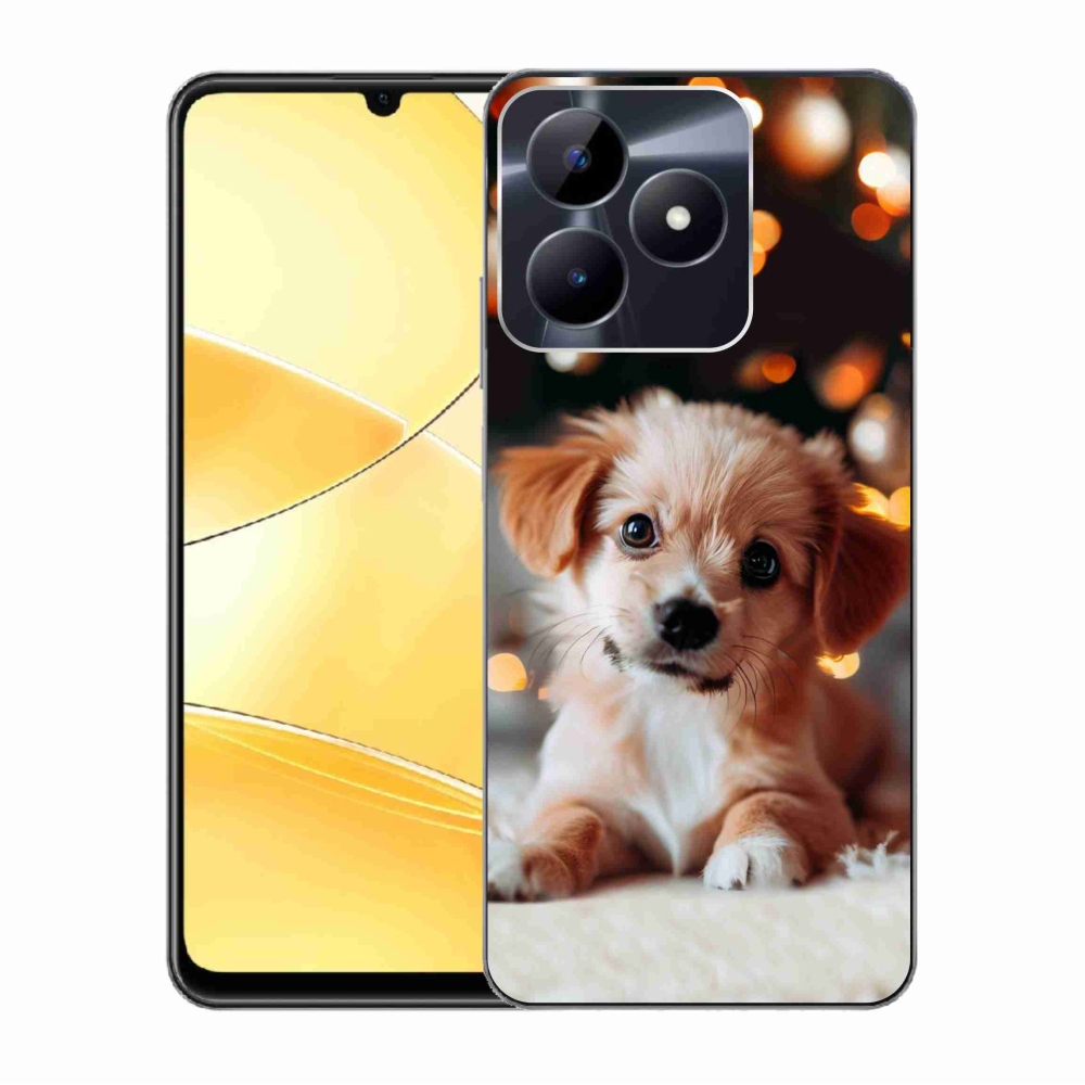 Gelový kryt mmCase na Realme C51/C53 - štěňátko