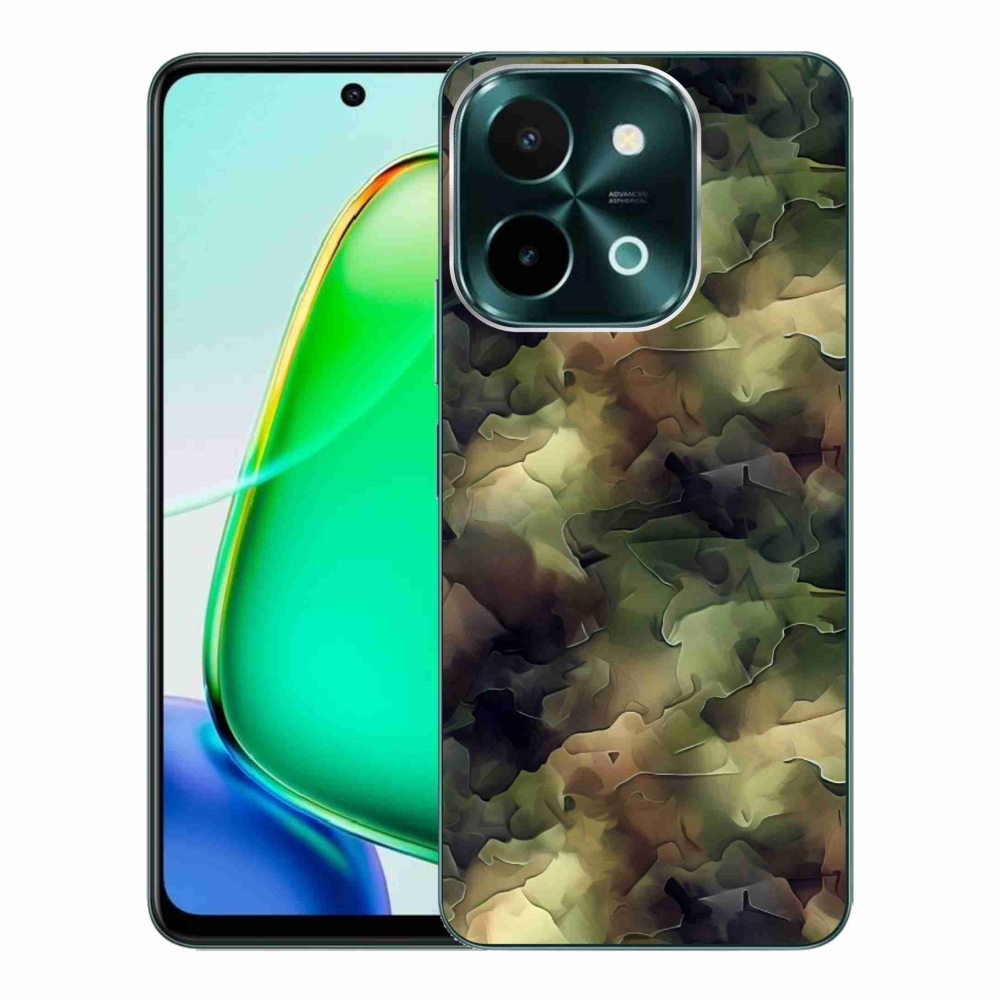 Gelový kryt mmCase na Vivo Y28 - maskáčový vzor 10
