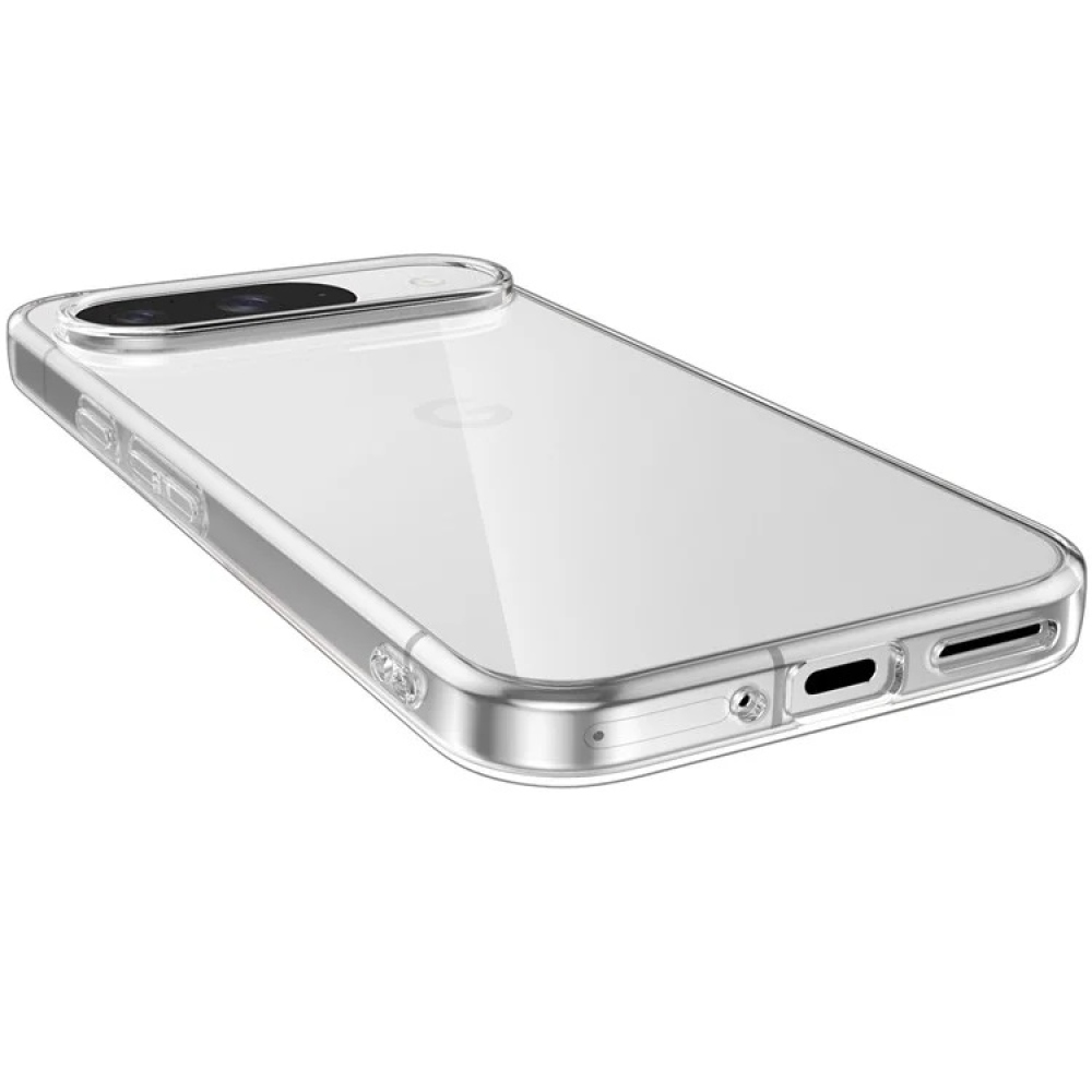Průhledný gelový obal na Google Pixel 9/9 Pro - průhledný