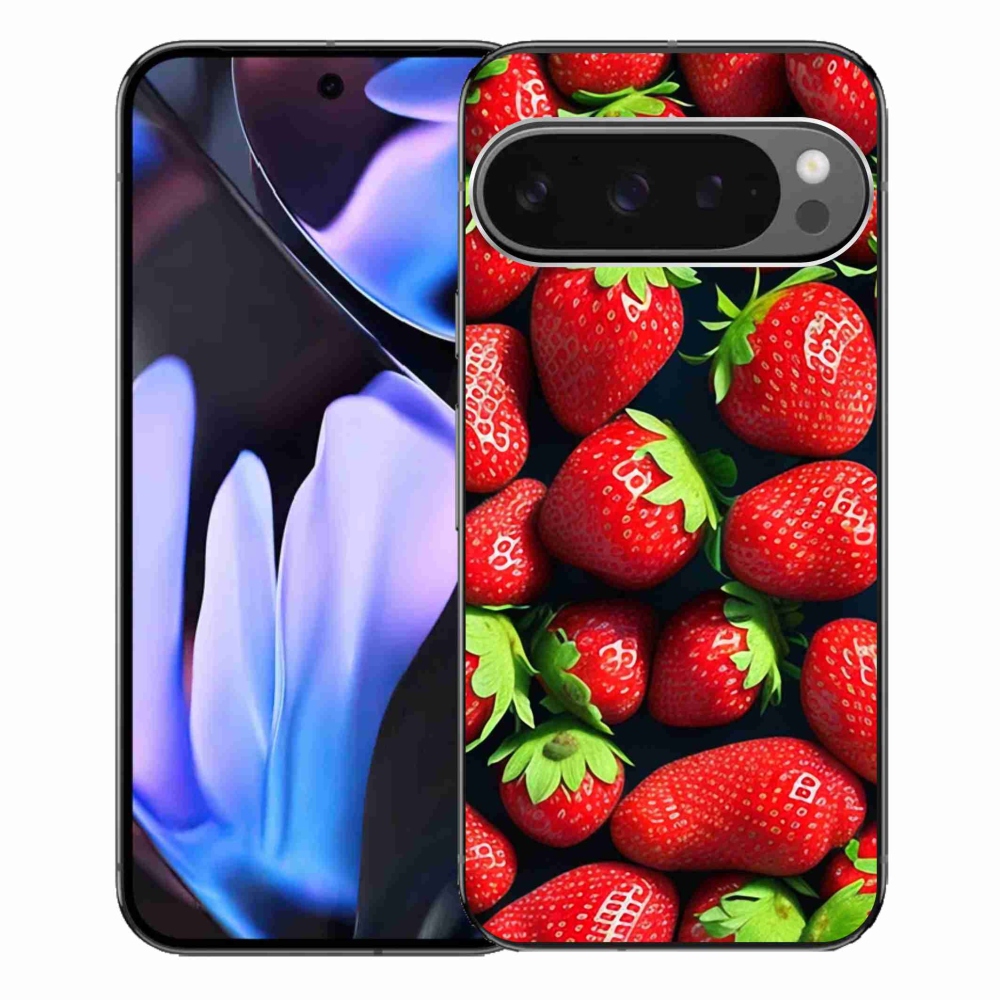 Gelový kryt mmCase na Google Pixel 9 Pro XL - jahody