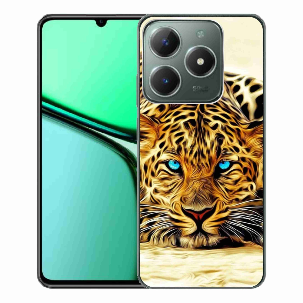Gelový kryt mmCase na Realme C61 - kreslený tygr